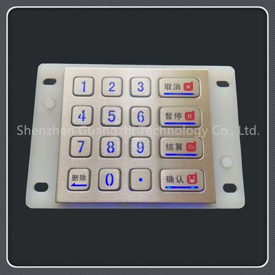 Waterproof Backlit Numeric Keypad Energy Saving For Self Service Machine,USB tipkovnica